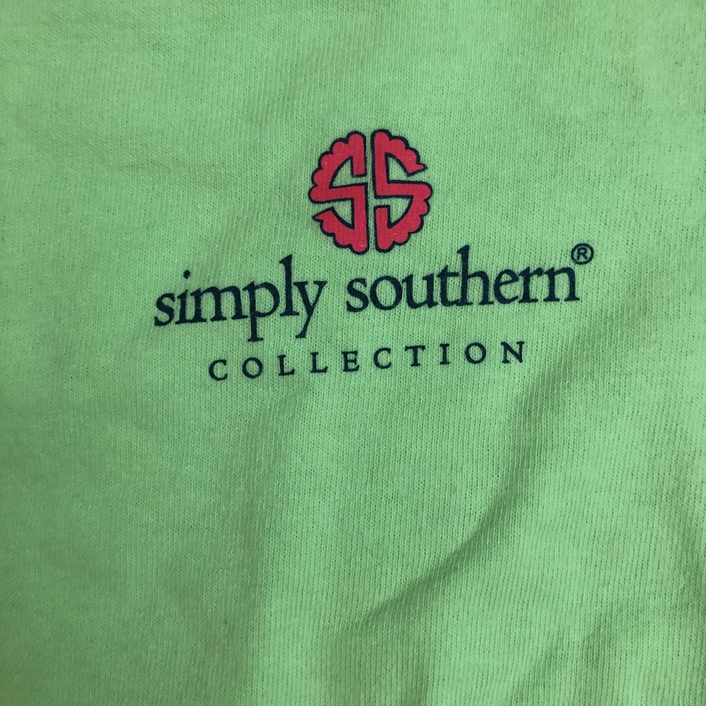 Simply Southern Lime Green T-Shirt with Design